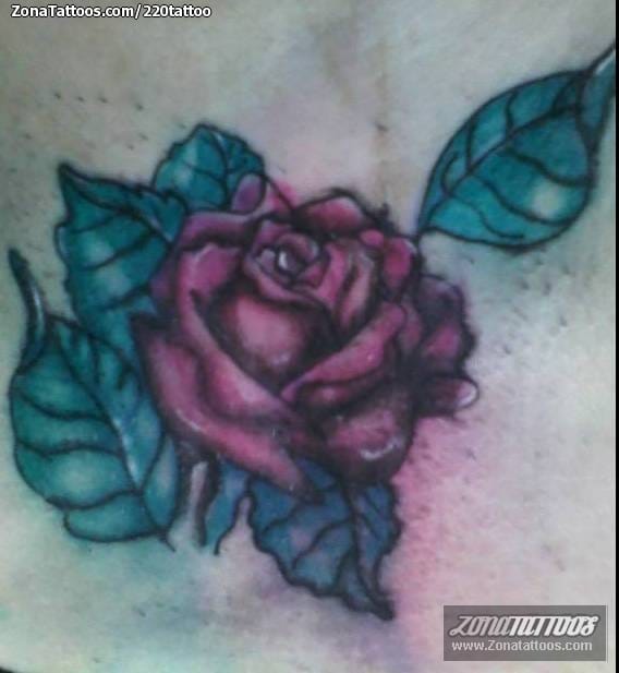 Tattoo photo Roses, Flowers