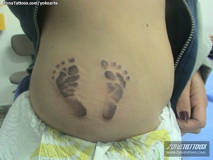 Tattoo photo Footprints