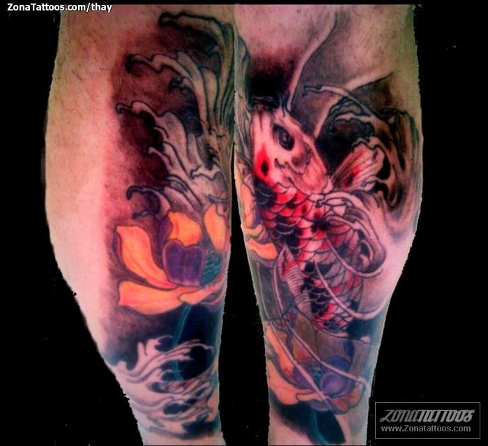 Tattoo photo Animals, Fish, Koi