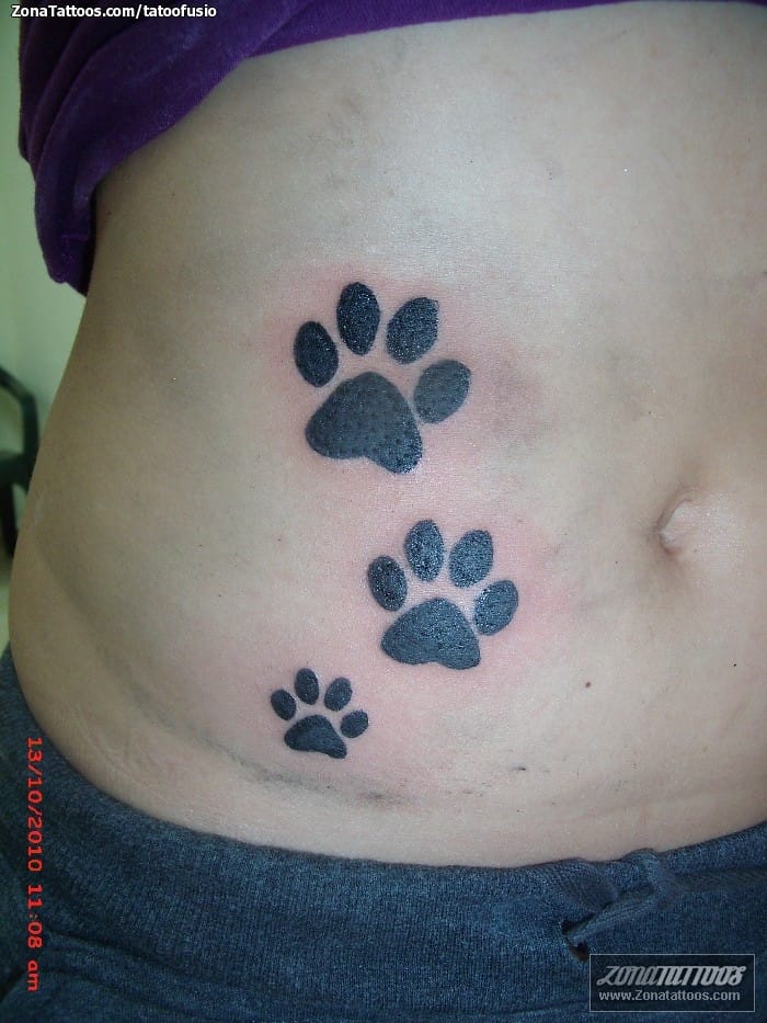 Tattoo photo Footprints