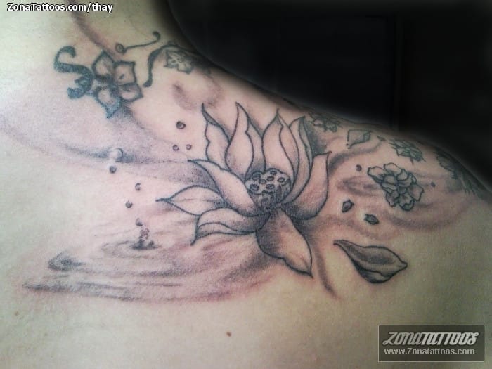 Tattoo photo Lotus, Flowers