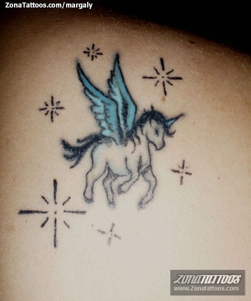 Tattoo of Fantasy, Pegasus, Unicorns