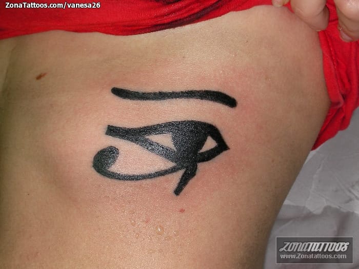 Foto de tatuaje Ojo de Horus, Egipcios