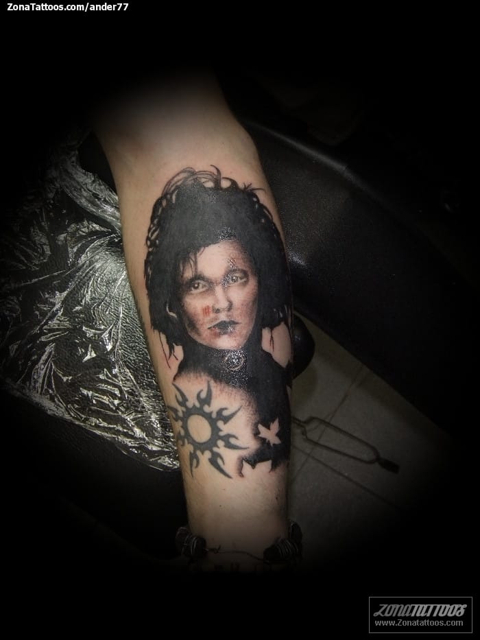 Tattoo photo Portraits, Edward Scissorhands, Movies