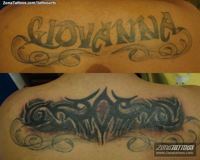 Foto de tatuaje Cover Up, Tribales