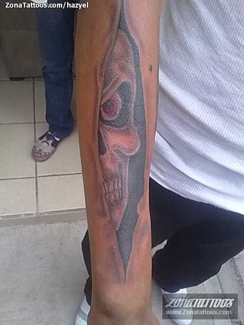 Foto de tatuaje Calaveras, Grietas