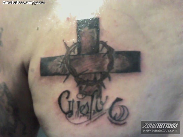 Foto de tatuaje Cruces, Religiosos