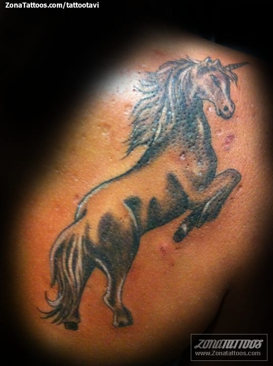 Tattoo photo Unicorns, Fantasy