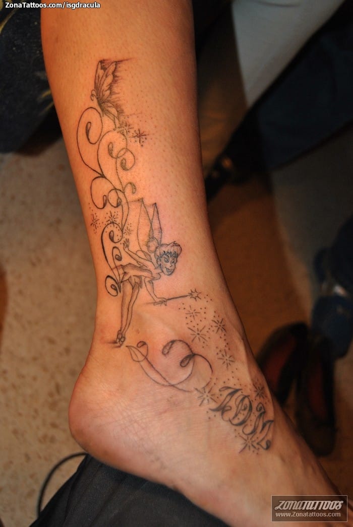 Tattoo of Tinkerbell, Disney