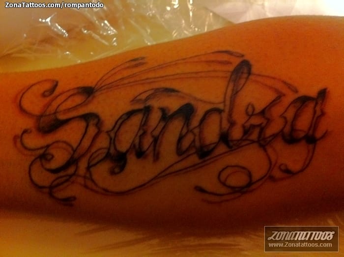 tattoo-of-letters-names-sandra