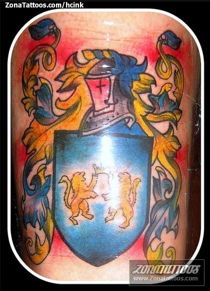 Tattoo photo Heraldry, Badges