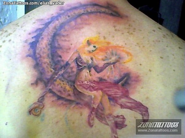 Foto de tatuaje Magos, Estrellas, Fantasía