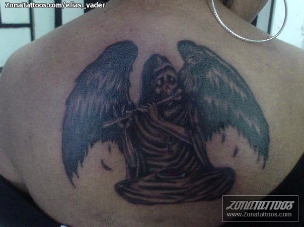 Tattoo photo Grim Reapers, Gothic, Wings