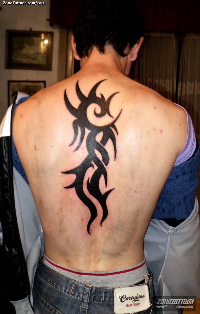 Tattoo photo Tribal, Back