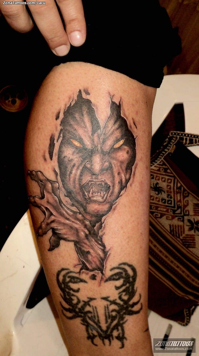 Tattoo photo Demons, Monsters