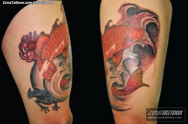 Tattoo photo Koi, Fish, Animals