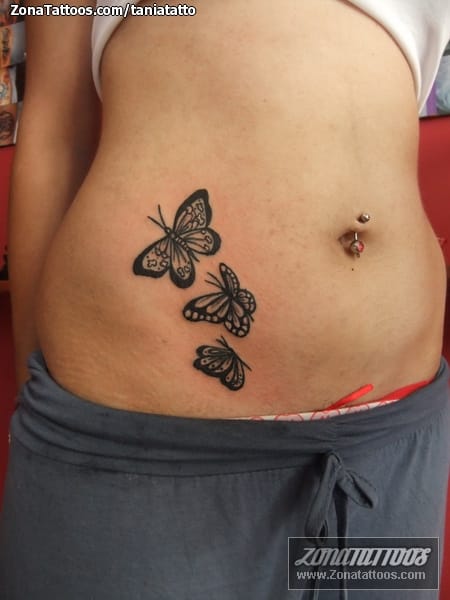 Foto de tatuaje Insectos, Mariposas