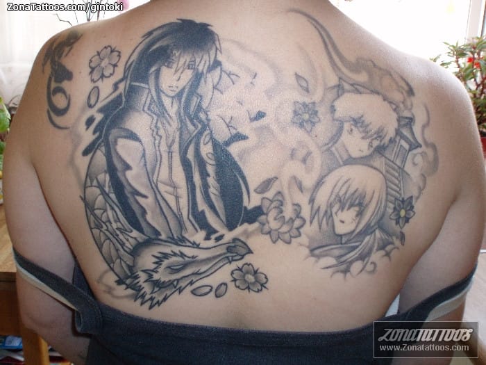 Tattoo photo Back, Manga