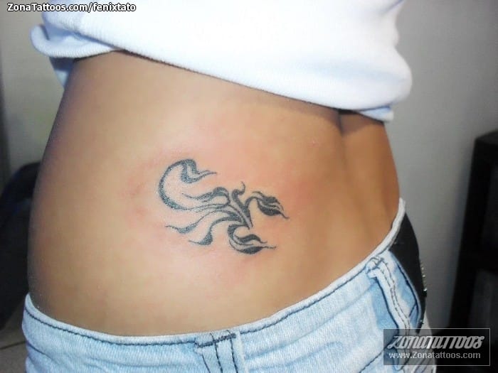 Foto de tatuaje Escorpiones, Tribales