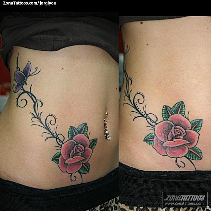 Foto de tatuaje Flores, Rosas