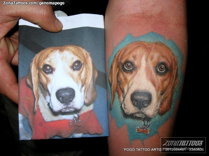 Tattoo photo Animals, Dogs