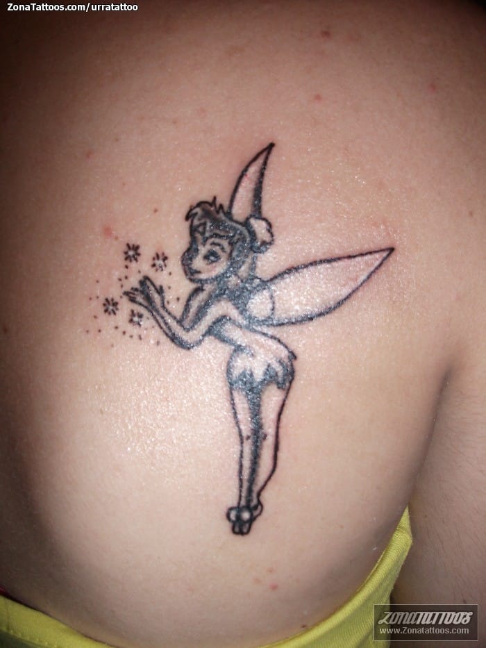 Foto de tatuaje Hadas, Campanilla, Disney