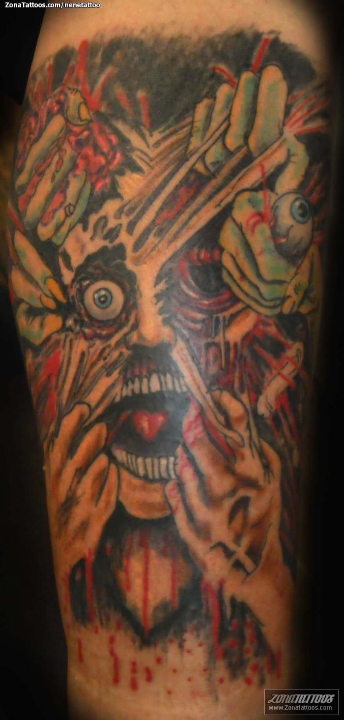 Tattoo photo Gore, Horror