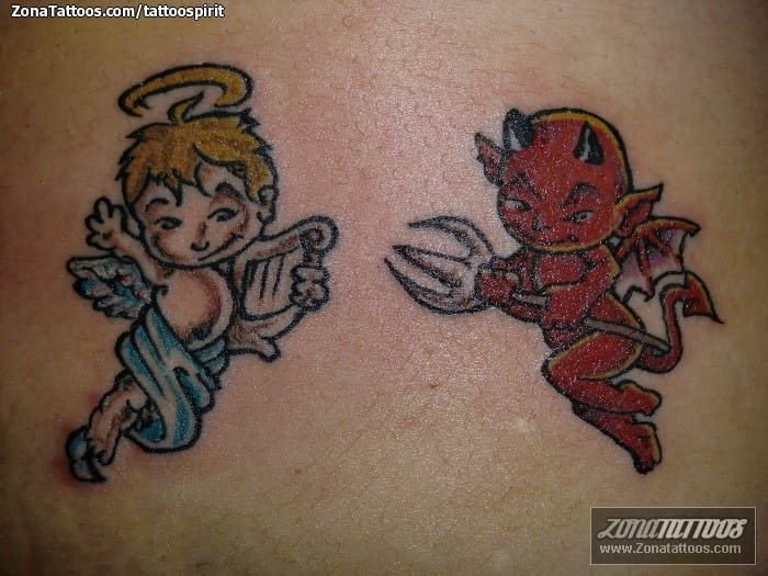 Tattoo photo Cherubs, Little devils
