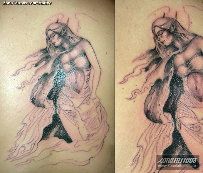 Foto de tatuaje Hadas, Fantasía