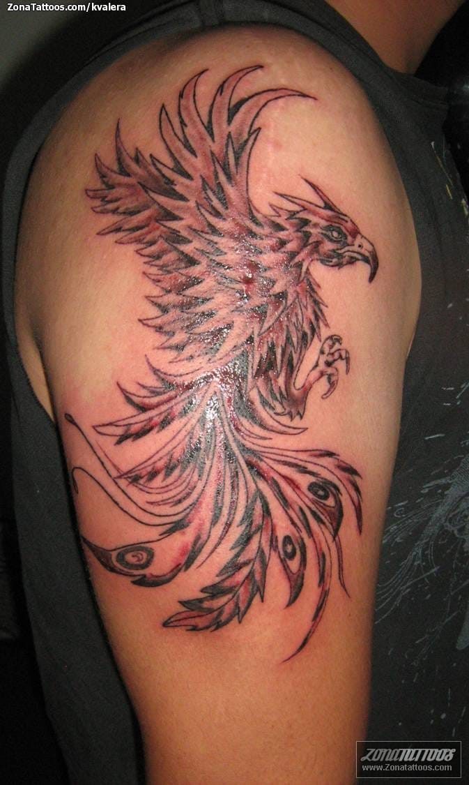 Tattoo photo Phoenix, Fantasy