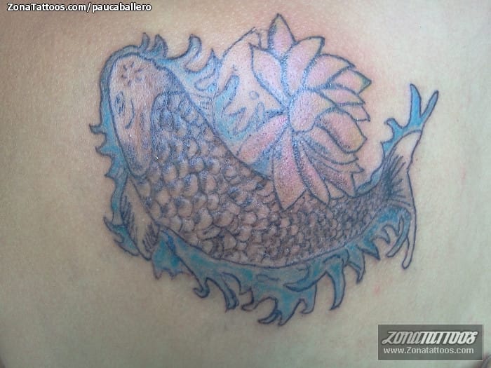 Foto de tatuaje Koi, Peces