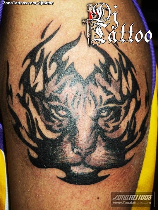 Tattoo photo Tigers, Animals