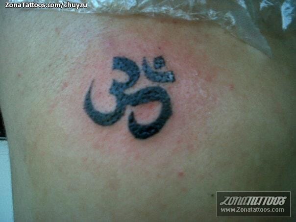 Tattoo photo Om