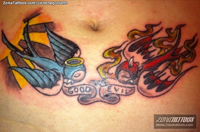 Tattoo photo Swallows, Birds, Animals