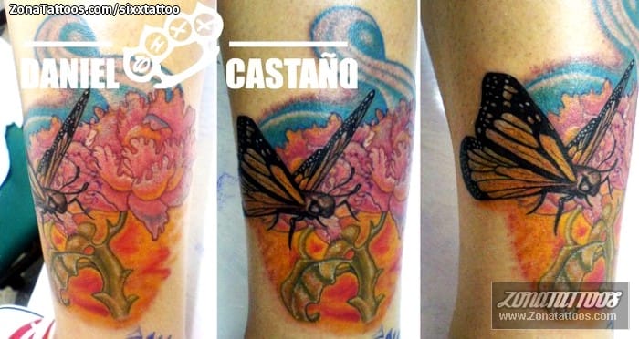 Foto de tatuaje Insectos, Mariposas