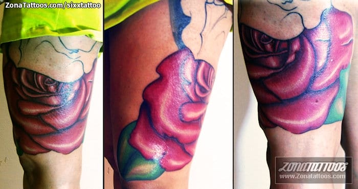 Tattoo photo Roses, Flowers