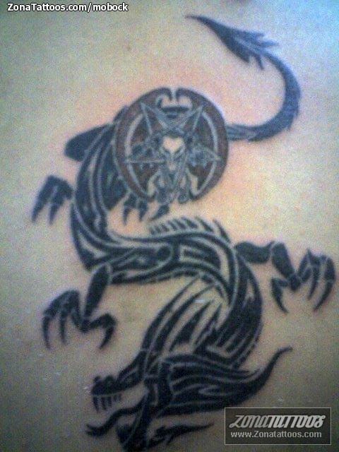 Foto de tatuaje Dragones, Fantasía