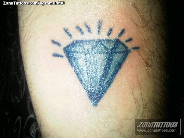 Foto de tatuaje Diamantes