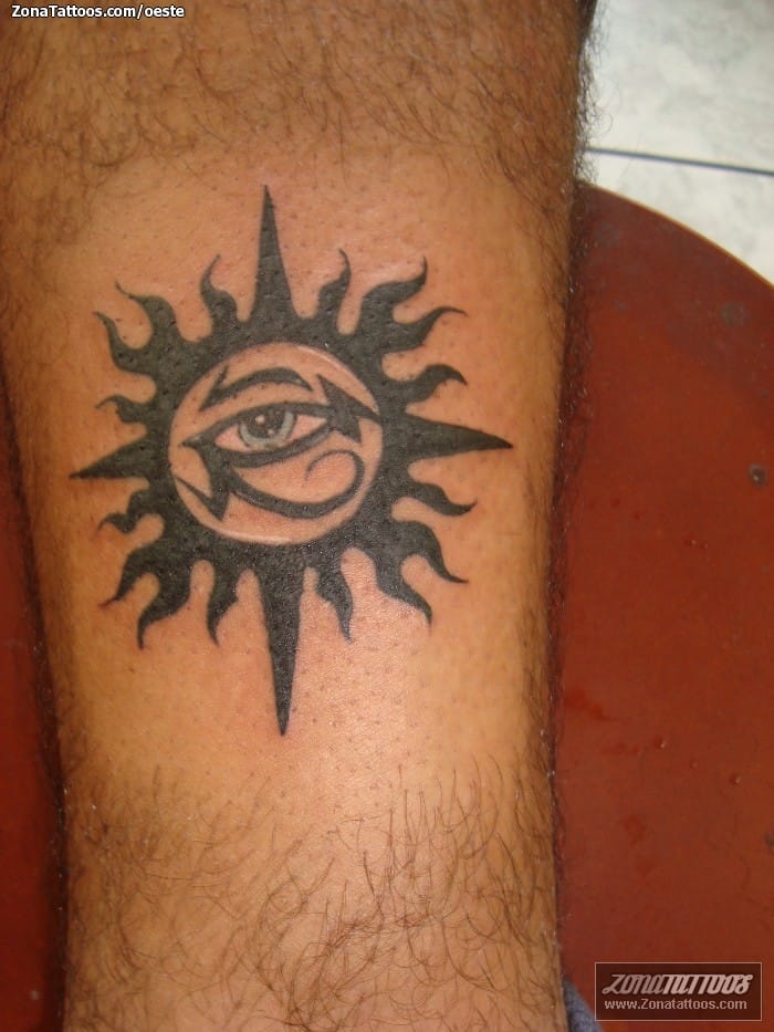 Tattoo photo Suns, Egyptian, Astronomy