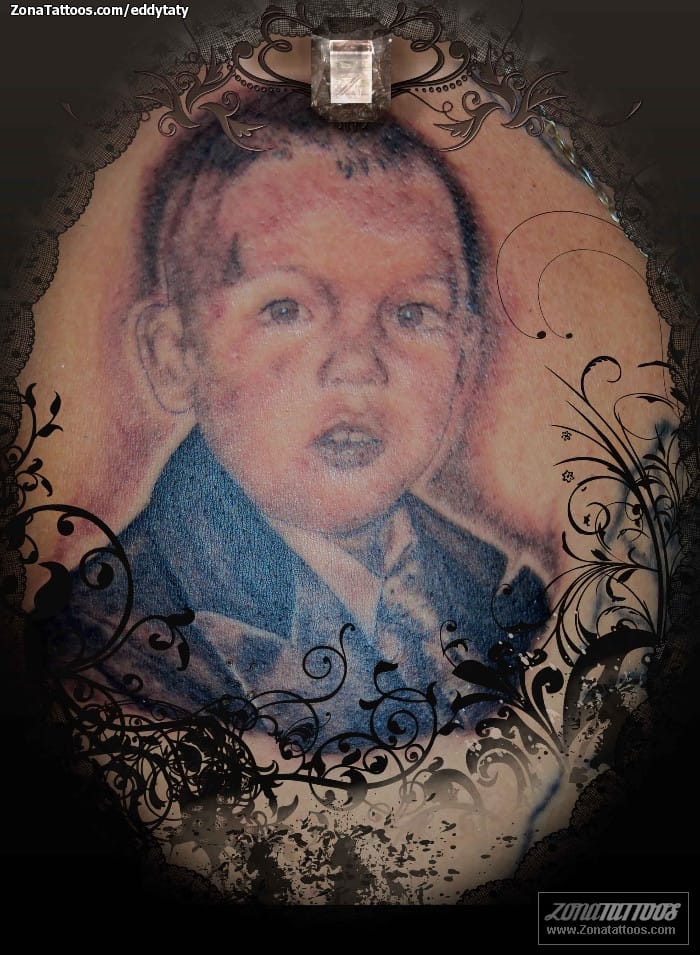 Foto de tatuaje Rostros, Retratos, Personas