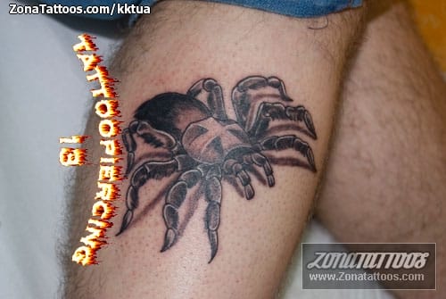 Foto de tatuaje Arañas, Insectos