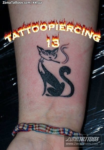 Foto de tatuaje Gatos, Animales