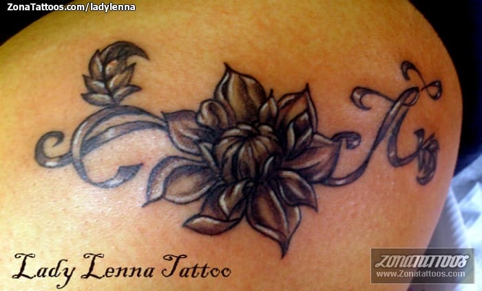 Foto de tatuaje Flores, Lotos