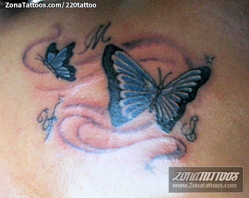 Foto de tatuaje Mariposas, Insectos