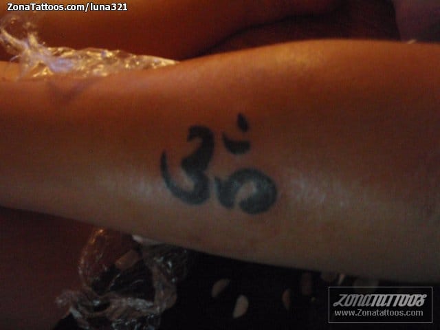 Tattoo photo Om, Symbols