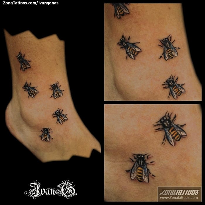 Foto de tatuaje Insectos, Abejas