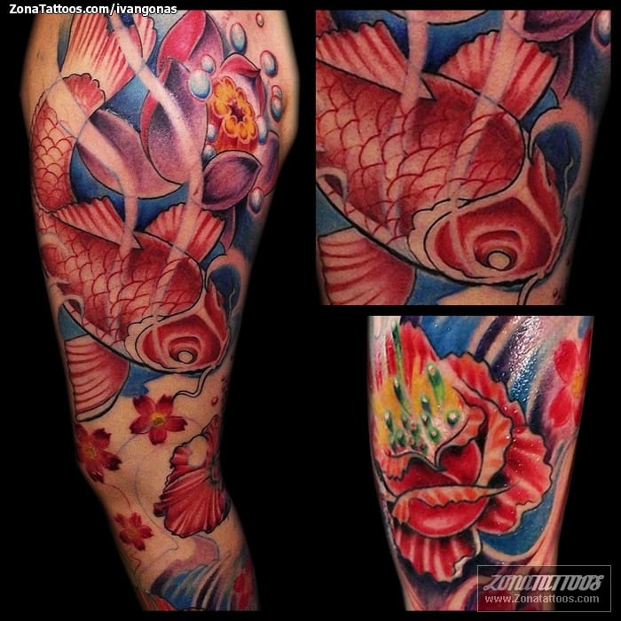 Tattoo photo Fish, Koi, Animals