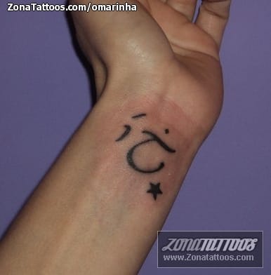 Tattoo photo Elvish, Wrist