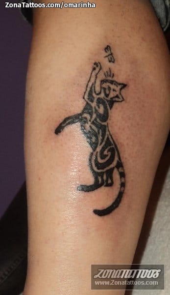 Tattoo photo Cats, Animals