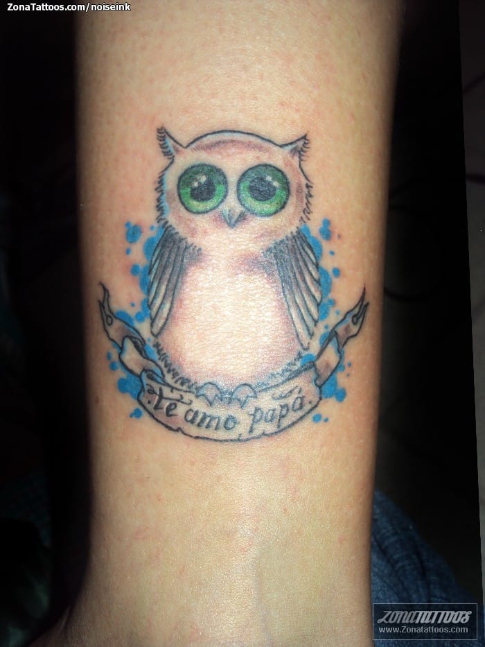 Tattoo photo Animals, Birds, Owls